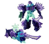 Transformers CYBERWORLD, Scourge, Figura de acción Ultimate Cyber Changers Energon Surge | Conversión rápida en Barco Pirata | Juguetes Robot para niños y niñas a Partir de 6 años