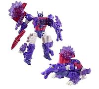 Transformers CYBERWORLD, Shockwave, Figura de acción Ultimate Cyber Changers Energon Surge | Conversión rápida en Dinosaurio | Juguetes Robot para niños y niñas a Partir de 6 años