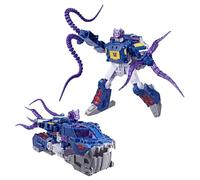 Transformers CYBERWORLD Soundwave Deep Sea Explorer, Energon Surge | Figura de acción de 22,5 cm con Cambio rápido en Submarino | Robots de Juguete para niños a Partir de 6 años