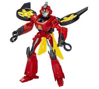 Transformers Earthspark Warrior Class Terran Twitch Figura de accin del robot de 5 pulgadas Convierte en 14 pasos juguetes interactivos para ni
