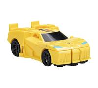 Transformers Figuras EarthSpark - Figura de Bumblebee de 10 cm - Cambiador de 1 Paso con Giro - Figuras Robot para niños y niñas a Partir de 6 años