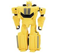 Transformers Figuras EarthSpark - Figura de Bumblebee de 10 cm - Cambiador de 1 Paso con Giro - Figuras Robot para niños y niñas a Partir de 6 años