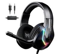 Transformers G15 - Auriculares para juegos con cable, USB/3.5 mm auxiliares para jugadores, PC/Mac/PS5/PS4/Switch