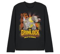 Transformers Generations Me Grimlock King of The Dinobots - Camiseta Unisex de Manga Larga, Color Negro, Talla M