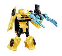 Transformers Hasbro Cyberworld, Bumblebee, Figura de Acción 2 en 1, Robot de Juguete o Coche Deportivo Amarillo, Accesorio de Cañón, Coleccionable, Regalos para Niños y Niñas 6 Años o Más