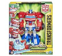 Transformers - Juguetes de Bumblebee, dinobots de Aventuras en el ciberverso - Figura de acción Optimus Prime Unite Roll N’ Change, 6 y más, 25 cm, F27315X1