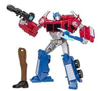 Transformers Juguetes EarthSpark - Figura de Optimus Prime Deluxe Class - Juguetes Robot de 12,5 cm - A Partir de 6 años