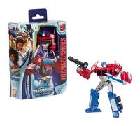Transformers Juguetes EarthSpark - Figura de Optimus Prime Deluxe Class - Juguetes Robot de 12,5 cm - A Partir de 6 años