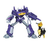 Transformers Juguetes EarthSpark - Figura de Shockwave Deluxe Class - Juguete Robot de 12,5 cm - A Partir de 6 años