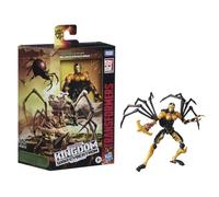 Transformers Juguetes Figura de acción WFC-K5 Blackarachnia de Generations War for Cybertron: Kingdom Deluxe de 14 cm, a Partir de 8 años