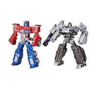 Transformers Juguetes Héroes y Villanos - Optimus Prime y Megatron - Pack de 2 Figuras de acción de 17,5 cm