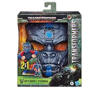 Transformers Juguetes Película Despertar de las Bestias - Optimus Primal - Máscara/Figura 2 en 1 convertible para juego de rol - 22,5 cm - Edad: 6+