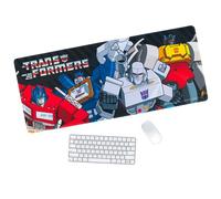 Transformers Jumbo - Alfombrilla de escritorio grande de goma para juegos y trabajo, 70 x 30 cm
