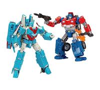 Transformers Legacy Evolution Rise of Tyranny - Pack Doble - Miner Megatron & Senator Ratbat - 17,5 cm - Figuras de acción Voyager Class