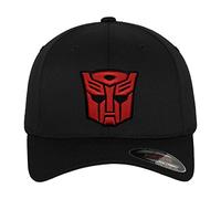 Transformers Licenciado Oficialmente Autobots 3D Patch Flexfit Baseball Cap (Negro), Small/Medium