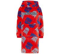 Transformers Manta con capucha de gran tamaño para 10-12 años, 152 cm, color rojo, rosso, 10-12 Years