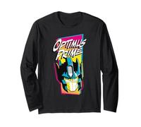 Transformers Neon Optimus Prime Manga Larga