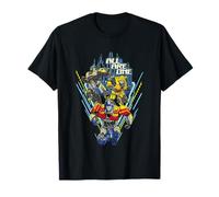 Transformers One All Are One D-16 B-127 & Orion Pax Poster Camiseta