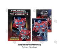 Transformers Optimus Prime Autobots 40 Aniversario Lingote de Metal