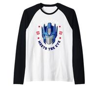 Transformers Optimus Prime More Than Meets The Eye Camiseta Manga Raglan