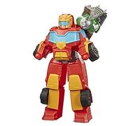 Transformers Playskool Heroes Rescue Bots Academy Rescue Power Hot Shot Robot de Juguete, Figura de acción Coleccionable de 14 Pulgadas para niños a Partir de 3 años