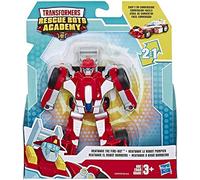 Transformers Rescue Bots Academy Heatwave The Fire Bot - Figura de acción de conversión de juguete de 4.5 pulgadas