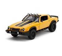 Transformers Rise of The Beast 1:24 1977 Chevy Camaro Bumblebee & Badge - Coche fundido a presi n, juguetes para ni os y adultos