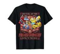 Transformers Rock N Roll Out Tour Heavy Metal Poster Camiseta