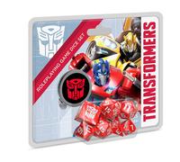 Transformers Roleplaying Game Dice Set - 8-Piece RPG Dice with Autobot Icons, Includes d20s, d12, d10, d8, d6, d4 & d2 Coin, Official Game Accessory