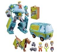 Transformers Scooby Doo, Mysterious Prime & Automutt, Set de Figuras de acción Convertibles, Juguetes Robots niños a Partir de 8 años