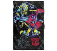 Transformers Sketchy Optimus and Bumblebee Manta súper Suave con Tacto Sedoso - 91 x 147 cm