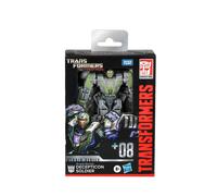 Transformers Toys Studio Series Deluxe War for Cybertron 08 Gamer Edition Decepticon Soldier, figura de acción de conversión de 4.5 pulgadas, 8+