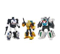 Transformers Takara Tomy Dramatic Capture Series 40 Aniversario: Bumblebee, Wheeljack y Jazz