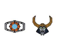 Transformers The Movie Unicron Matrix Of Leadership - Juego de 2 pines esmaltados, Esmalte, Sin gemas.