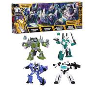 Transformers Toys Buzzworthy Bumblebee Troop Builder Multipack con 4 figuras de Transformers, figuras de acción para niños y niñas de 8 años en adelante
