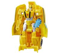 Transformers Toys Cyberverse Action Attackers: 1-Step Changer Bumblebee Action Figure Repeatable Sting Shot Action Attack Move for Childre