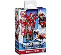 Transformers Toys EarthSpark Deluxe Class Terran Twitch - Figura de acción de 5 pulgadas, juguete robot para niños a partir de 6 años