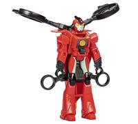 Transformers Toys EarthSpark - Figura de acción Terran Twitch de 1 Paso, Figura de acción de 4 Pulgadas, Juguetes de Robot para Edades de 6 años en adelante