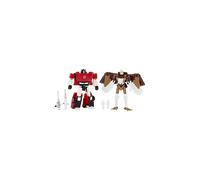 Transformers Toys Generations Kingdom Battle Across Time Collection Deluxe Class WFC-K42 Sideswipe y Maximal Skywarp Edad 8+ 14 cm - Exclusivo de