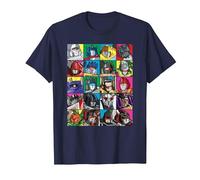 Transformers Transformer Squares Camiseta, Hombre, Azul Marino, 4XL