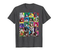 Transformers Transformer Squares Camiseta, Hombre, Jaspeado Oscuro, 4XL