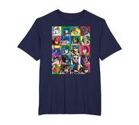 Transformers Transformer Squares Camiseta, Hombre Tallas Grandes, Azul Marino, 4X Alto