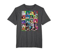 Transformers Transformer Squares Camiseta, Hombre Tallas Grandes, Jaspeado Oscuro, 4X Alto