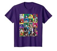 Transformers Transformer Squares Camiseta, Niños, Morado, 4 años