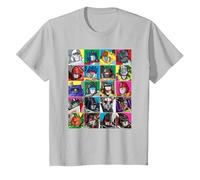 Transformers Transformer Squares Camiseta, Niños, Plata, 4 años