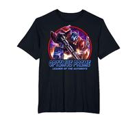 Transformers: War For Cybertron Optimus Prime Leader Camiseta, Hombre Tallas Grandes, Negro, 2X Alto