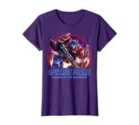 Transformers: War For Cybertron Optimus Prime Leader Camiseta, Mujer, Morado, L