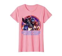 Transformers: War For Cybertron Optimus Prime Leader Camiseta, Mujer, Rosado, XL