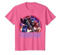 Transformers: War For Cybertron Optimus Prime Leader Camiseta, Niños, Rosa Jaspeado, 2 años