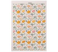 TRANSFORMES SUB-GLAZE, hojas de arcilla, Calcomanías de arcilla floral,Decques de flores hechas a mano rústicas Papel de colores soluble para artesanos